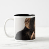 Tasse 2 Couleurs Singe frottant son visage (Gauche)