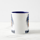 Tasse 2 Couleurs Singe génial (Centre)