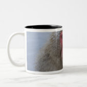 Tasse 2 Couleurs Singe japonais de neige dans le hotspring (Gauche)