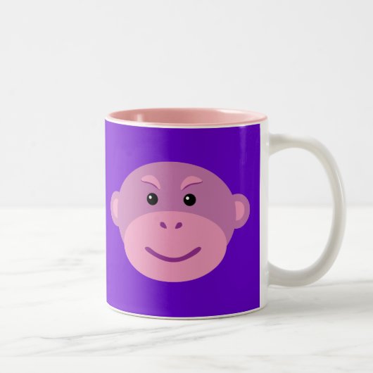 Tasse 2 Couleurs Singe pourpre (Droit)