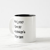 Tasse 2 Couleurs Singes de vol (Devant gauche)