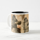 Tasse 2 Couleurs Singhat Wat Thammikarat (Devant gauche)