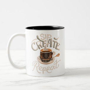 Tasse 2 Couleurs Sip Créer une répétition