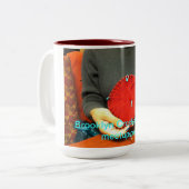 Tasse 2 Couleurs Sip, crochet et Knit (Devant gauche)