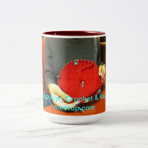 Tasse 2 Couleurs Sip, crochet et Knit