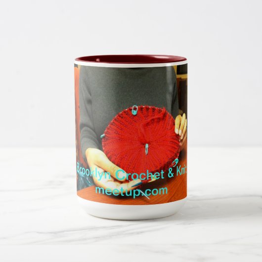 Tasse 2 Couleurs Sip, crochet et Knit (Centre)