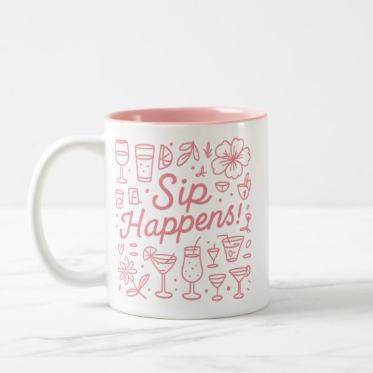 Tasse 2 Couleurs Sip Happens (Gauche)