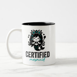 Tasse 2 Couleurs Sirène certifiée Océane sirène SeaMug