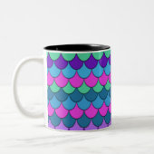 Tasse 2 Couleurs Sirène multicolore colorée (Gauche)