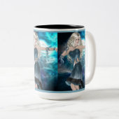 Tasse 2 Couleurs Sirène Sky Imaginaire (Devant droit)