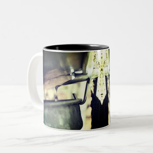 Tasse 2 Couleurs Sirop d'érable Sucre Sap Runket Bucket Nature (Devant gauche)