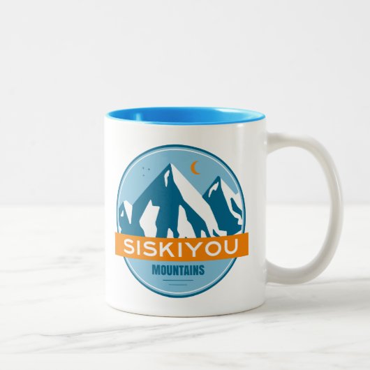 Tasse 2 Couleurs Siskiyou Mountains California (Droit)