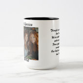 Tasse 2 Couleurs Sisterly Bond Photos and Poem (Centre)