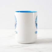Tasse 2 Couleurs Sithonia, Grèce Design de navires grecs (Centre)