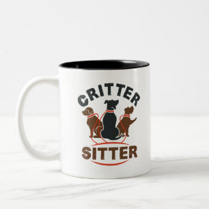 Tasse 2 Couleurs Sitter Sitter Cute Pet Sitter