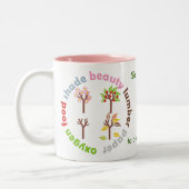 Tasse 2 Couleurs Six raisons de Plante d'un arbre (Gauche)