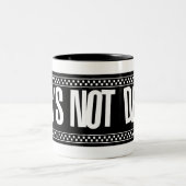 Tasse 2 Couleurs Ska non mort ! - Blanc (Centre)