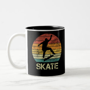 Tasse 2 Couleurs Skate Olli Design vintage pour skateurs