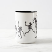 Tasse 2 Couleurs Skeleton Dance (Centre)