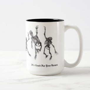 Tasse 2 Couleurs Skeleton Dance