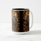 Tasse 2 Couleurs Skeleton Steampunk 2 (Devant droit)