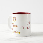 Tasse 2 Couleurs SKHS Réunion de 30 ans (CLG) (Devant gauche)