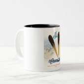 Tasse 2 Couleurs Ski Canada (Devant gauche)