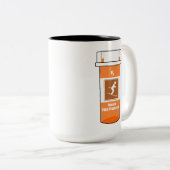 Tasse 2 Couleurs Ski Est Ma Drogue (Devant droit)