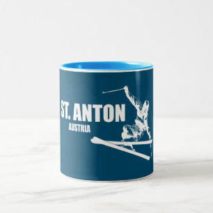 Tasse 2 Couleurs Skier St. Anton Autriche