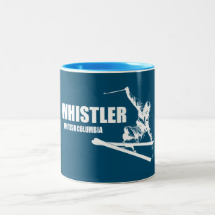 Tasse 2 Couleurs Skier Whistler Colombie-Britannique
