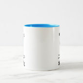 Tasse 2 Couleurs Skieur qui coule juste (Centre)
