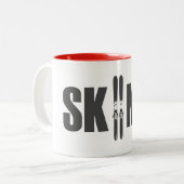 Tasse 2 Couleurs SkiMo (Devant gauche)