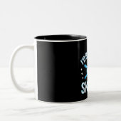 Tasse 2 Couleurs Sking | I'd Rather Be Skiing (Gauche)