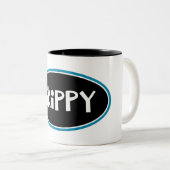 TASSE 2 COULEURS SKIPPY CAFÉ À DEUX TONS (Devant droit)