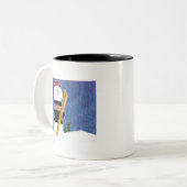 Tasse 2 Couleurs Skis pour Snowman (Devant gauche)