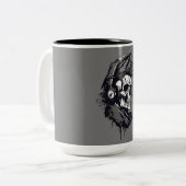 Tasse 2 Couleurs Skull (Devant gauche)