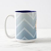 Tasse 2 Couleurs Sky White Chevron (Gauche)