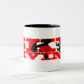Tasse 2 Couleurs Skydiving (Centre)