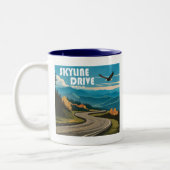 Tasse 2 Couleurs Skyline Drive Virginia Eagle (Gauche)