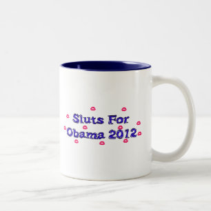 TASSE 2 COULEURS SL*TS POUR OBAMA