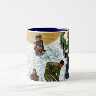Tasse 2 Couleurs Sledding et creuser