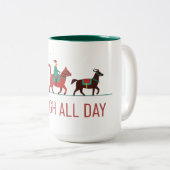 Tasse 2 Couleurs Sleigh All Day Christmas (Devant droit)