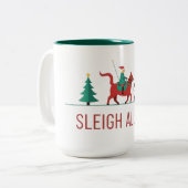 Tasse 2 Couleurs Sleigh All Day Christmas (Devant gauche)