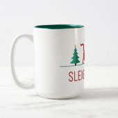 Tasse 2 Couleurs Sleigh All Day Christmas (Gauche)