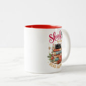 Tasse 2 Couleurs Sleigh All Day Read All Night (Devant droit)