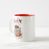 Tasse 2 Couleurs Sleigh All Day Read All Night (Devant gauche)
