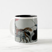 Tasse 2 Couleurs Sleigh hippomobile (Devant gauche)