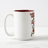 Tasse 2 Couleurs Sleigh Mon Nom Noël (Gauche)