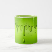 Tasse 2 Couleurs Slime vert d'Halloween (Centre)