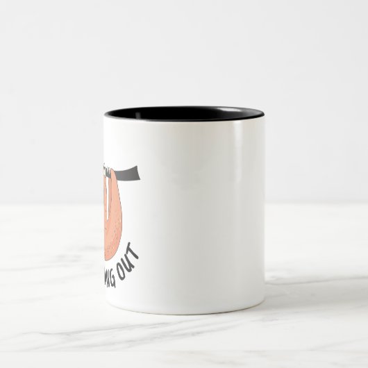 Tasse 2 Couleurs Sloth Allons traîner dehors (Centre)